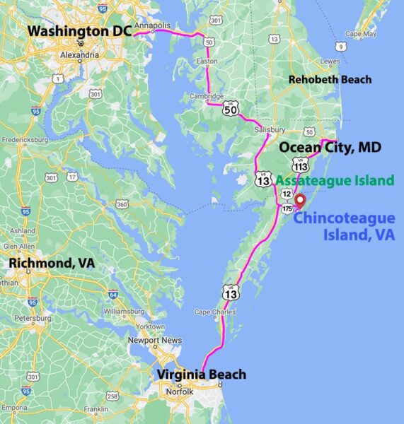 how far is chincoteague to assateague        
        <figure class=